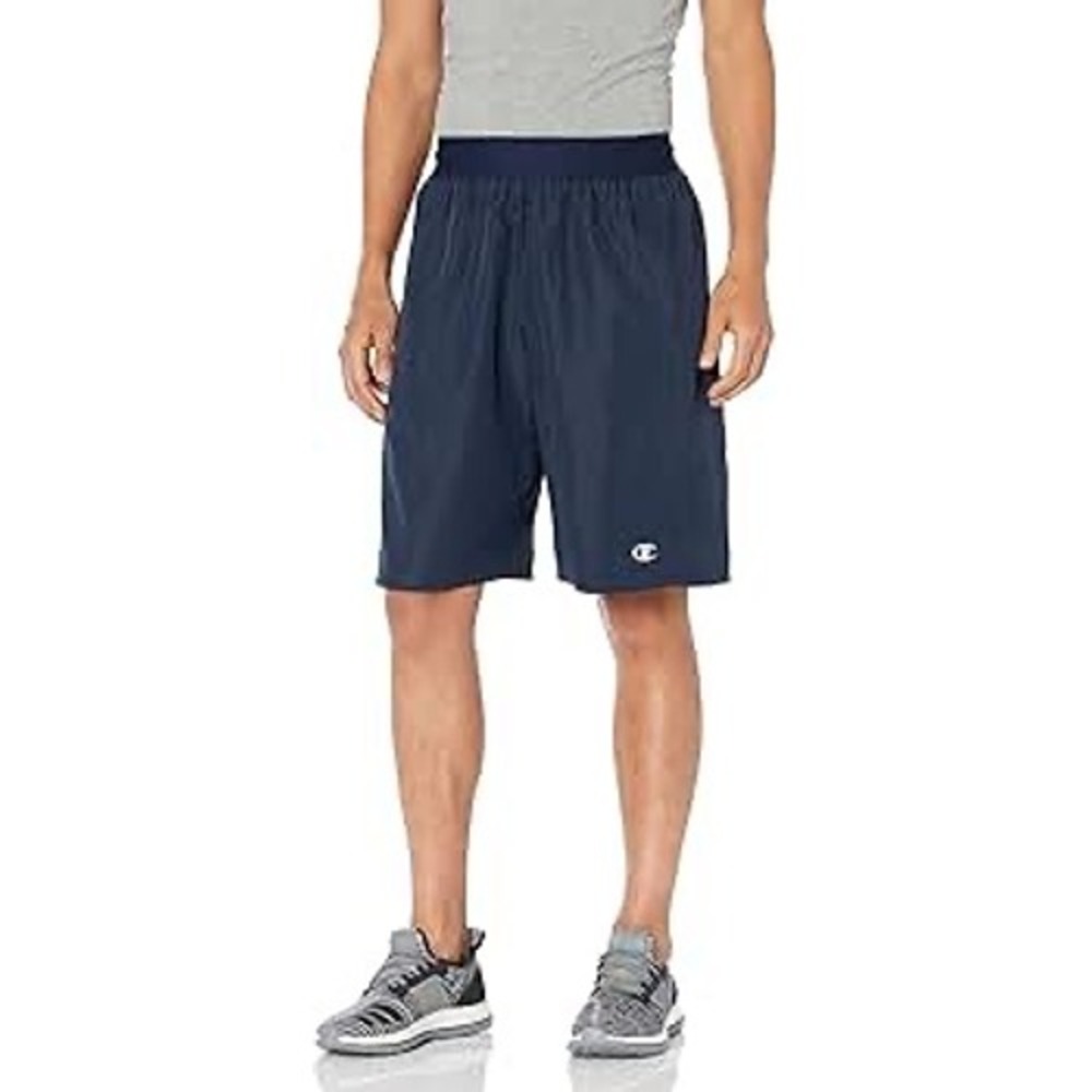 Champion Mens Athletic Shorts L Black Authentic Lightweight Drawstring